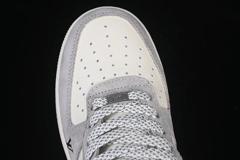 All categories Nk Air Force 1 Air Force series Nk Air Force 1 Low Air Force low top Nike Air Force 1'07 Low LV joint pig eight meters gray black Air Force 1 low top casual sneakers MZ9588-810